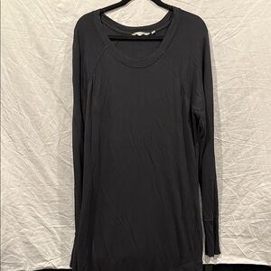 Athleta Charcoal Long Sleeve Dress